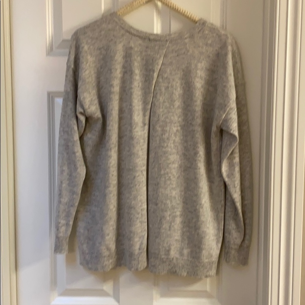 Gray Lumire Sweater With Split Back - Small - image 4